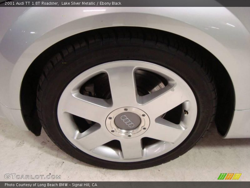 Lake Silver Metallic / Ebony Black 2001 Audi TT 1.8T Roadster