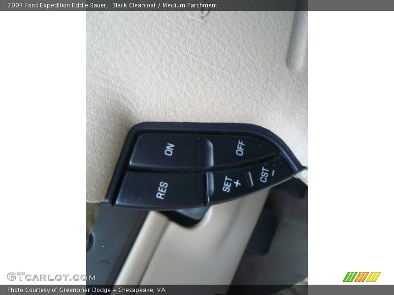 Black Clearcoat / Medium Parchment 2003 Ford Expedition Eddie Bauer