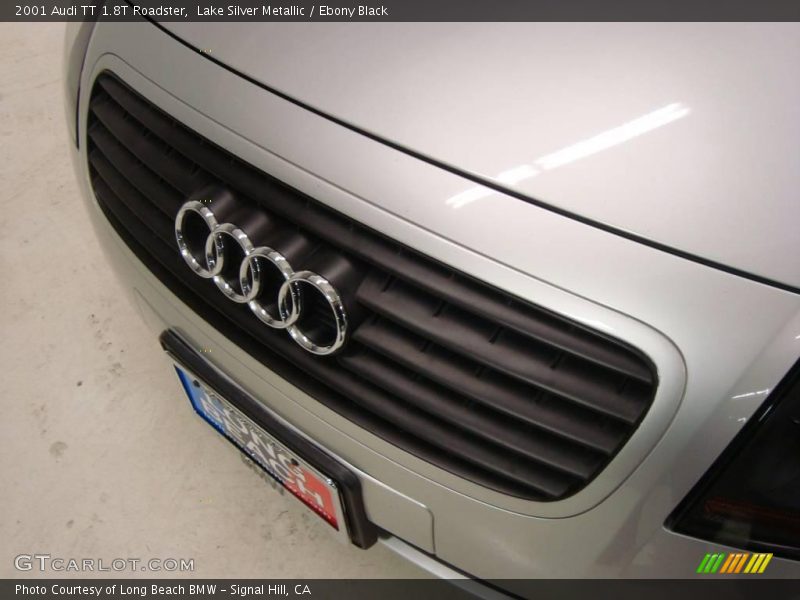Lake Silver Metallic / Ebony Black 2001 Audi TT 1.8T Roadster