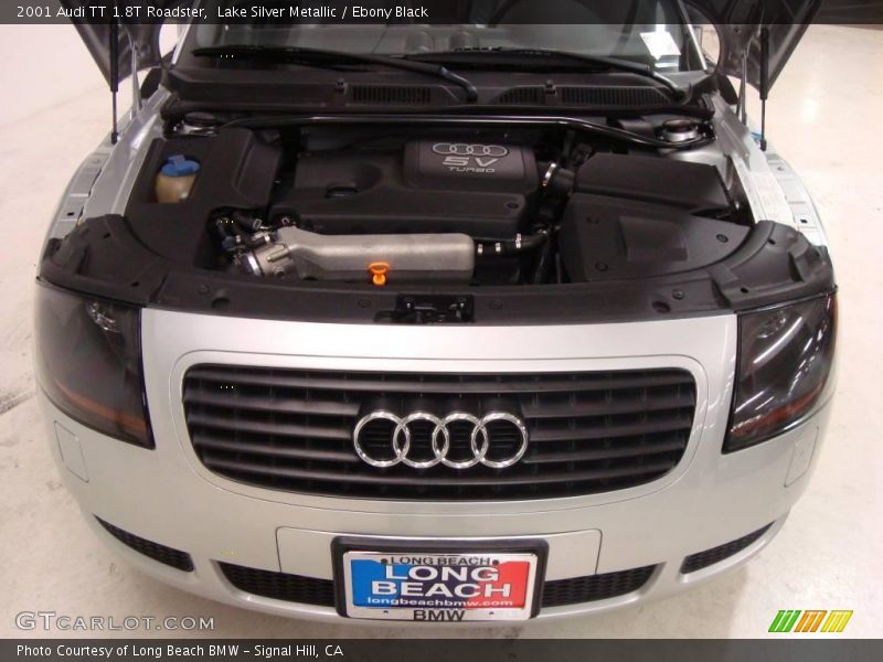 Lake Silver Metallic / Ebony Black 2001 Audi TT 1.8T Roadster