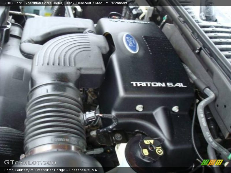 Black Clearcoat / Medium Parchment 2003 Ford Expedition Eddie Bauer