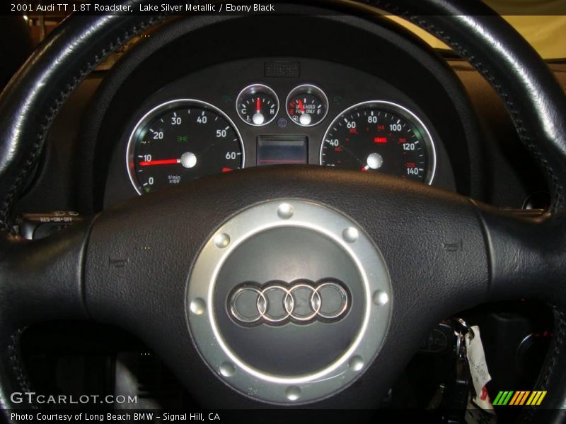 Lake Silver Metallic / Ebony Black 2001 Audi TT 1.8T Roadster
