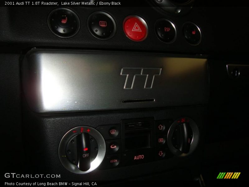 Lake Silver Metallic / Ebony Black 2001 Audi TT 1.8T Roadster