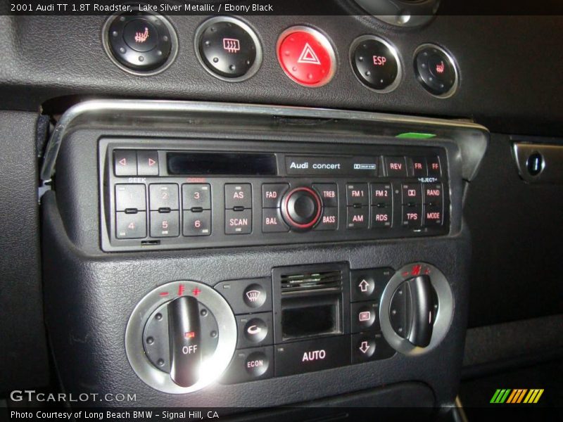 Lake Silver Metallic / Ebony Black 2001 Audi TT 1.8T Roadster
