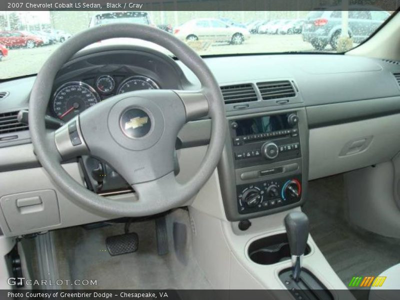 Black / Gray 2007 Chevrolet Cobalt LS Sedan