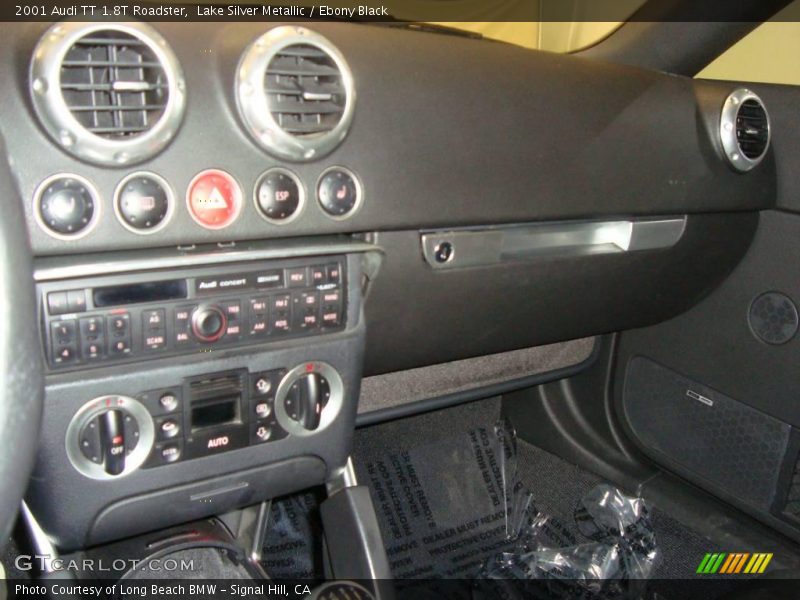 Lake Silver Metallic / Ebony Black 2001 Audi TT 1.8T Roadster