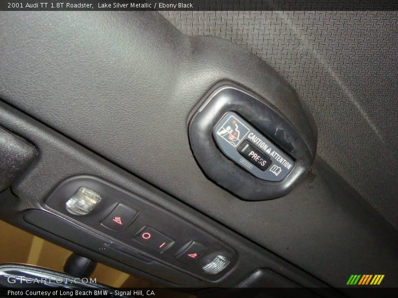 Lake Silver Metallic / Ebony Black 2001 Audi TT 1.8T Roadster