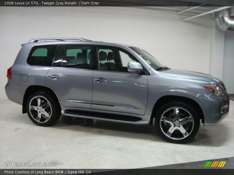Twilight Gray Metallic / Dark Gray 2008 Lexus LX 570