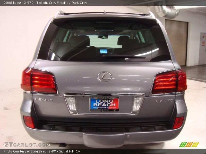 Twilight Gray Metallic / Dark Gray 2008 Lexus LX 570