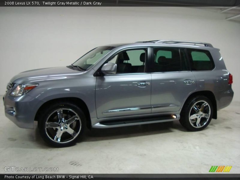 Twilight Gray Metallic / Dark Gray 2008 Lexus LX 570