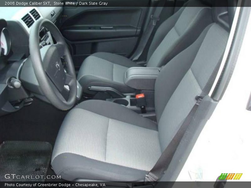 Stone White / Dark Slate Gray 2008 Dodge Caliber SXT