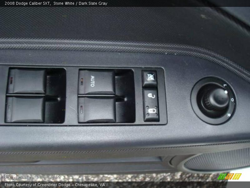 Stone White / Dark Slate Gray 2008 Dodge Caliber SXT