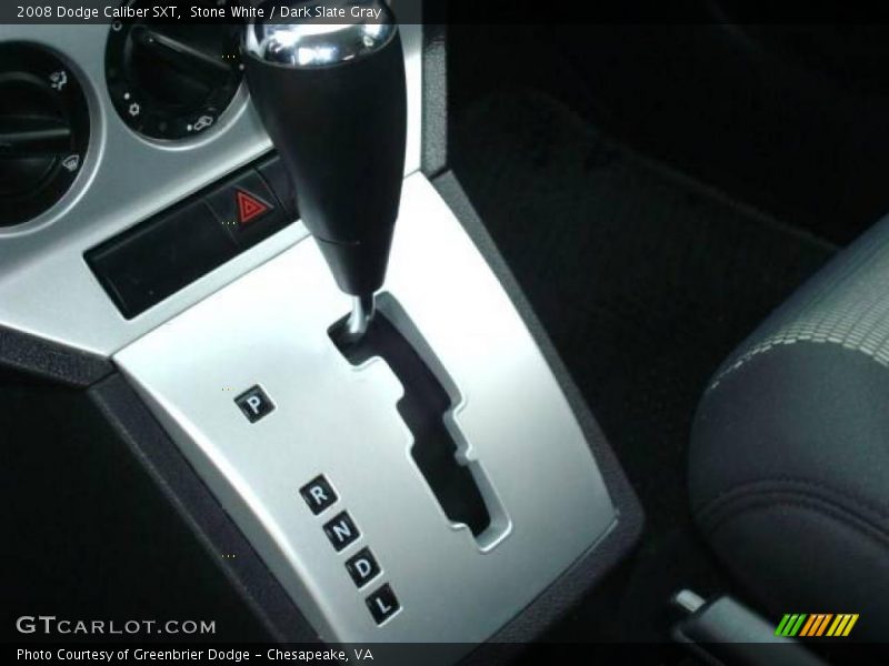 Stone White / Dark Slate Gray 2008 Dodge Caliber SXT