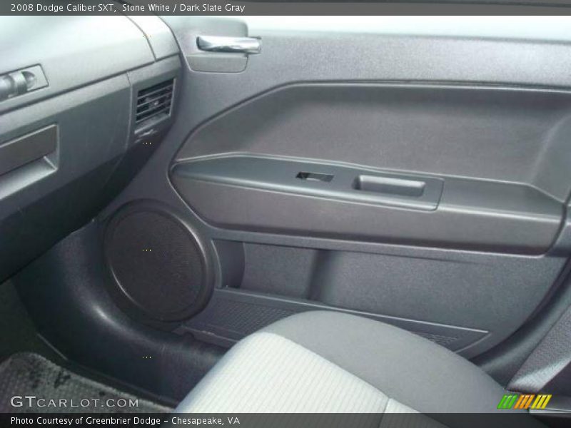 Stone White / Dark Slate Gray 2008 Dodge Caliber SXT