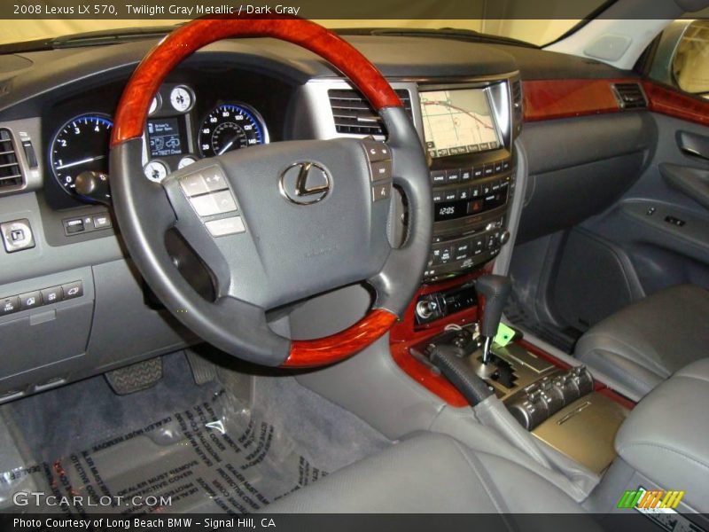 Twilight Gray Metallic / Dark Gray 2008 Lexus LX 570
