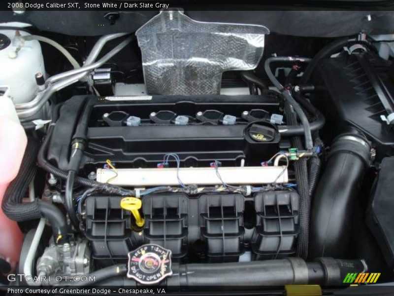 Stone White / Dark Slate Gray 2008 Dodge Caliber SXT