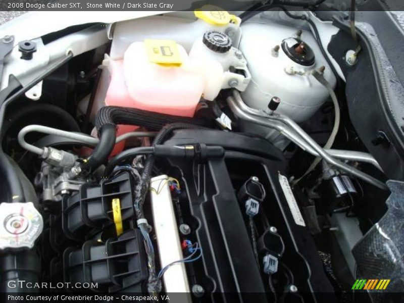Stone White / Dark Slate Gray 2008 Dodge Caliber SXT