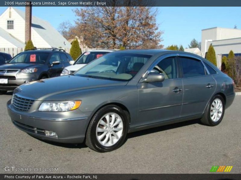 Sage Green Metallic / Beige 2006 Hyundai Azera Limited