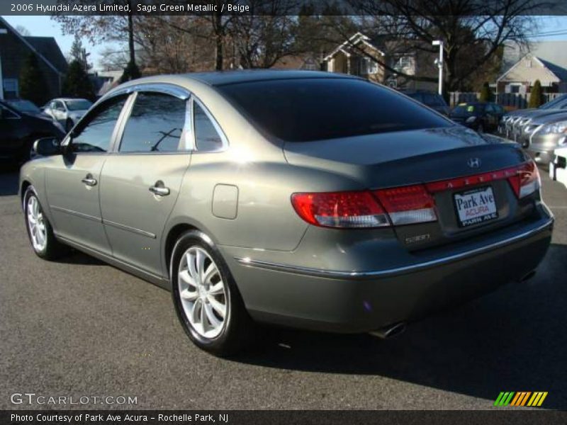 Sage Green Metallic / Beige 2006 Hyundai Azera Limited