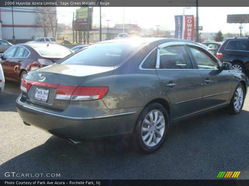 Sage Green Metallic / Beige 2006 Hyundai Azera Limited