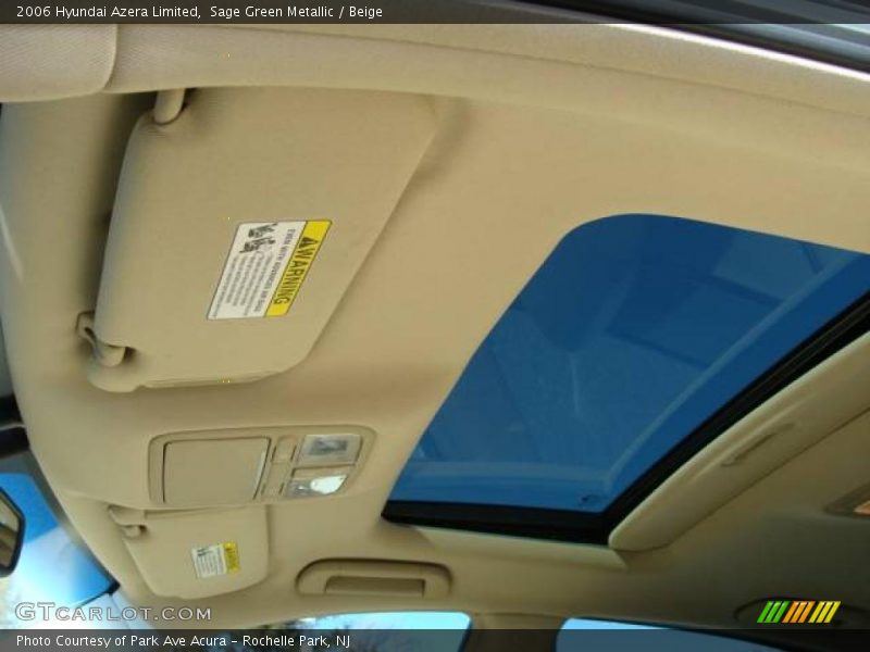 Sage Green Metallic / Beige 2006 Hyundai Azera Limited