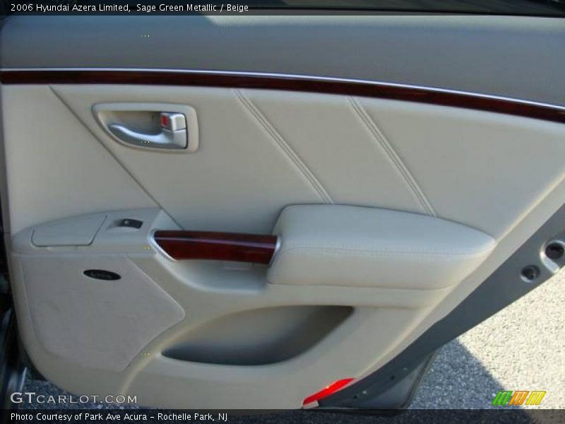 Sage Green Metallic / Beige 2006 Hyundai Azera Limited