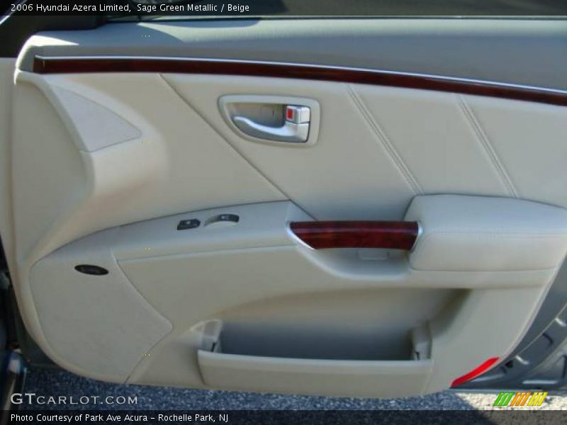 Sage Green Metallic / Beige 2006 Hyundai Azera Limited