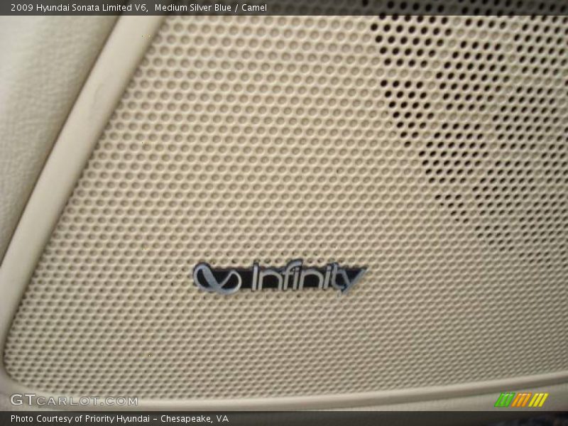 Medium Silver Blue / Camel 2009 Hyundai Sonata Limited V6