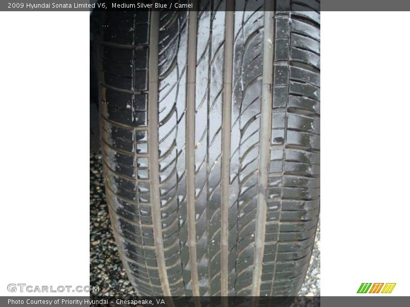 Medium Silver Blue / Camel 2009 Hyundai Sonata Limited V6