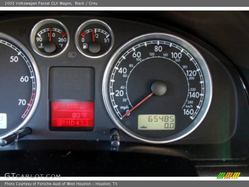 Black / Grey 2003 Volkswagen Passat GLX Wagon