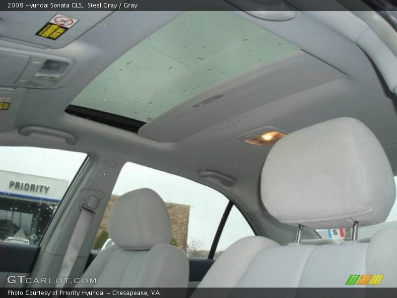 Steel Gray / Gray 2008 Hyundai Sonata GLS
