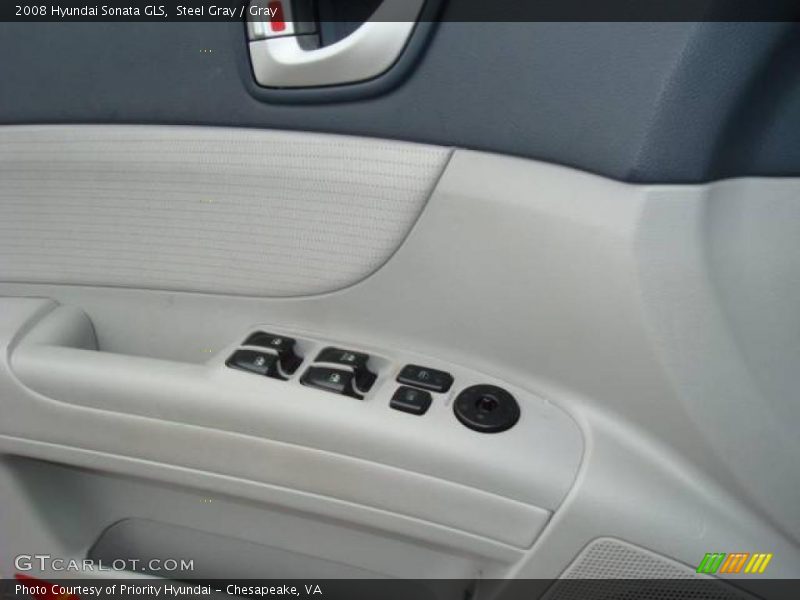 Steel Gray / Gray 2008 Hyundai Sonata GLS