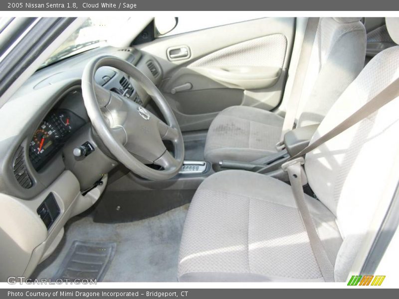 Cloud White / Sage 2005 Nissan Sentra 1.8