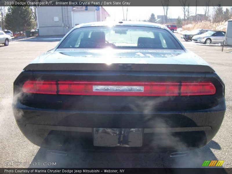 Brilliant Black Crystal Pearl / Dark Slate Gray 2010 Dodge Challenger R/T