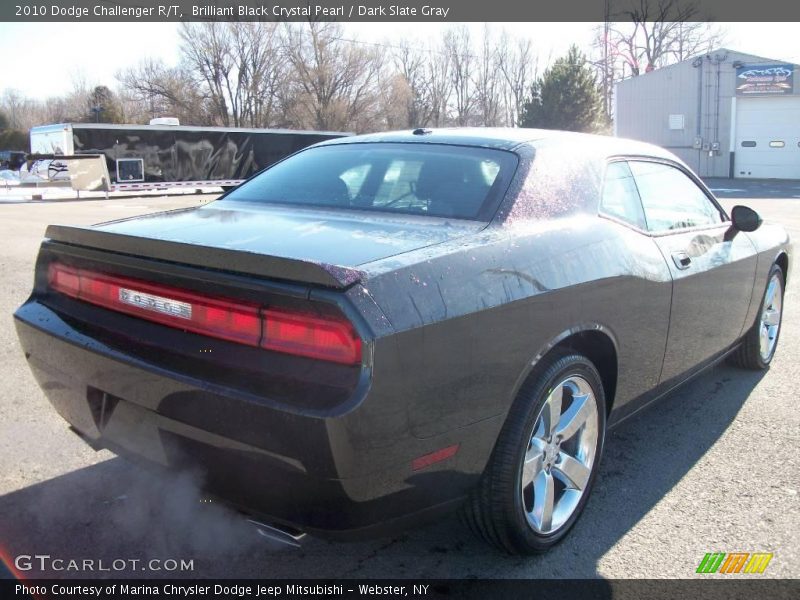 Brilliant Black Crystal Pearl / Dark Slate Gray 2010 Dodge Challenger R/T