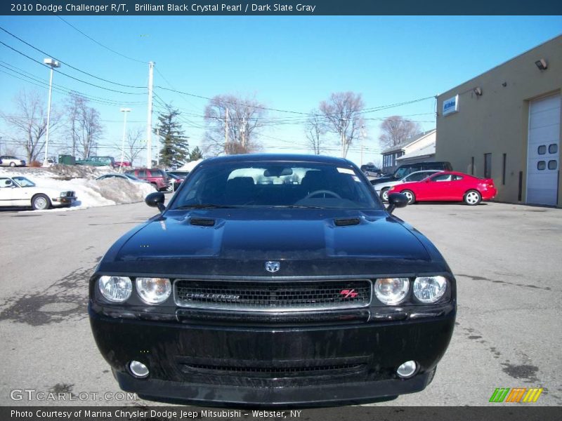 Brilliant Black Crystal Pearl / Dark Slate Gray 2010 Dodge Challenger R/T