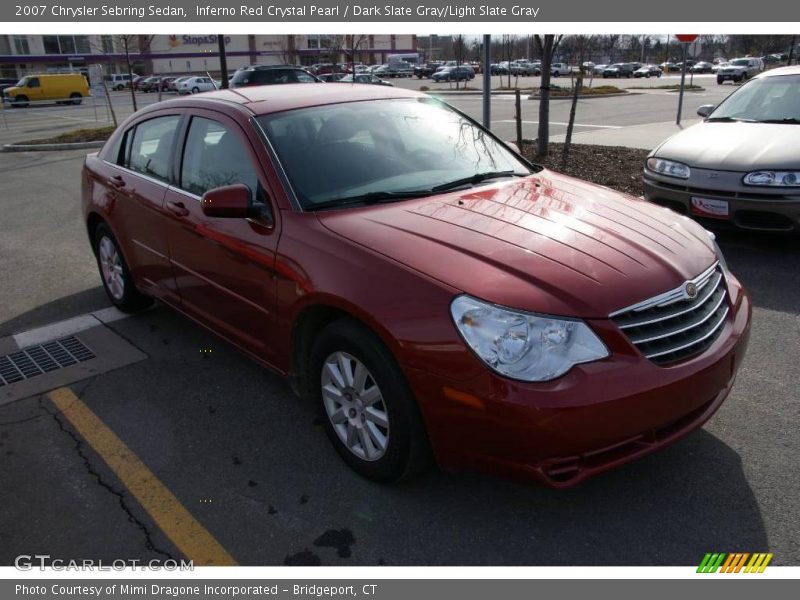 Inferno Red Crystal Pearl / Dark Slate Gray/Light Slate Gray 2007 Chrysler Sebring Sedan