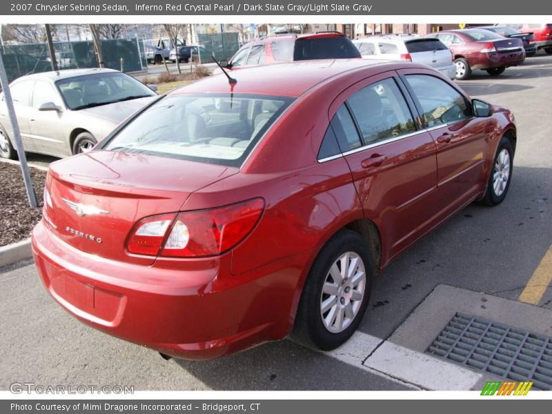 Inferno Red Crystal Pearl / Dark Slate Gray/Light Slate Gray 2007 Chrysler Sebring Sedan