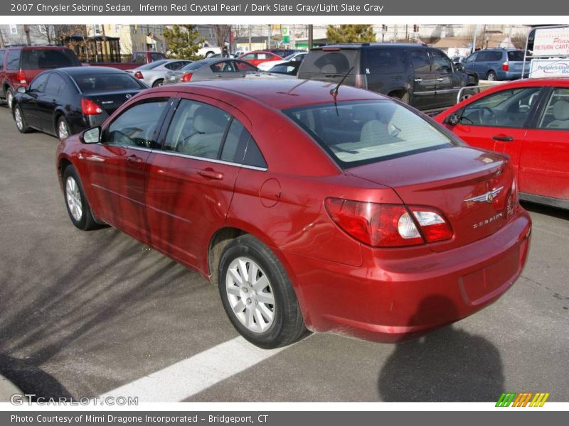 Inferno Red Crystal Pearl / Dark Slate Gray/Light Slate Gray 2007 Chrysler Sebring Sedan