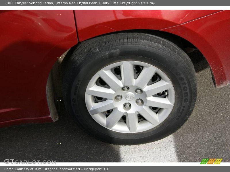 Inferno Red Crystal Pearl / Dark Slate Gray/Light Slate Gray 2007 Chrysler Sebring Sedan