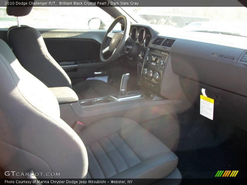 Brilliant Black Crystal Pearl / Dark Slate Gray 2010 Dodge Challenger R/T