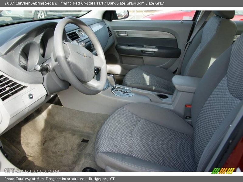 Inferno Red Crystal Pearl / Dark Slate Gray/Light Slate Gray 2007 Chrysler Sebring Sedan