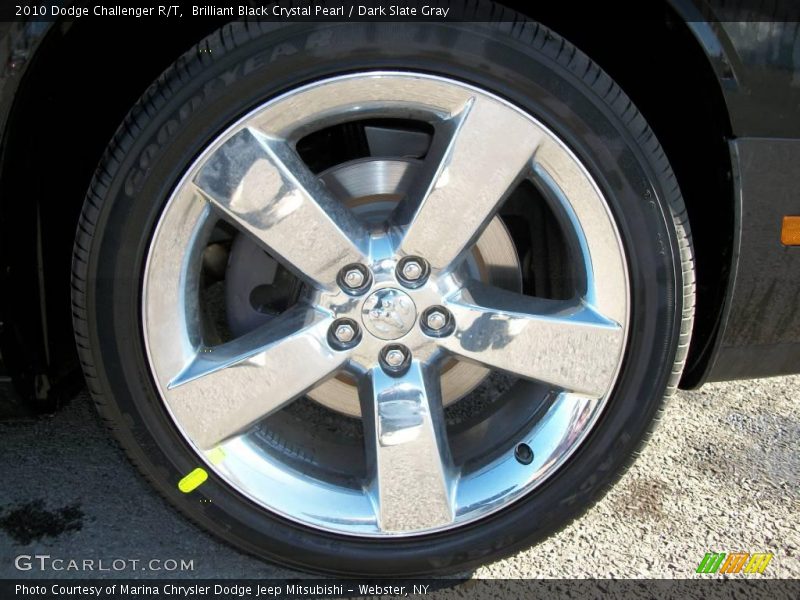 Brilliant Black Crystal Pearl / Dark Slate Gray 2010 Dodge Challenger R/T