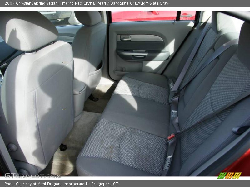 Inferno Red Crystal Pearl / Dark Slate Gray/Light Slate Gray 2007 Chrysler Sebring Sedan