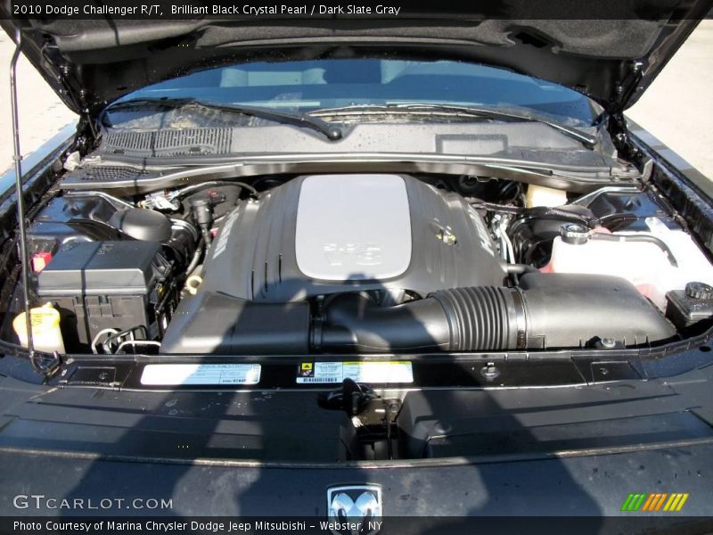 Brilliant Black Crystal Pearl / Dark Slate Gray 2010 Dodge Challenger R/T