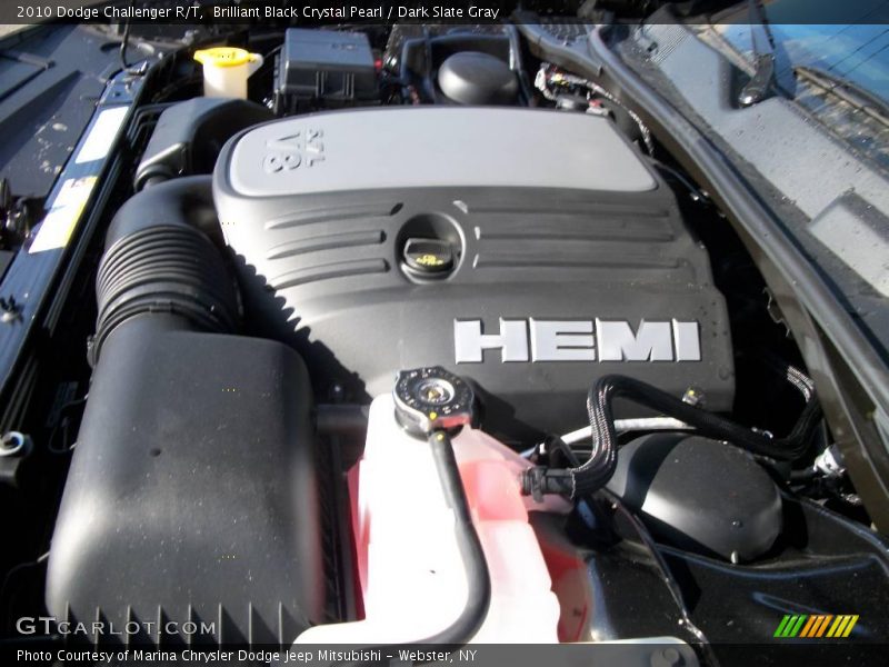 Brilliant Black Crystal Pearl / Dark Slate Gray 2010 Dodge Challenger R/T