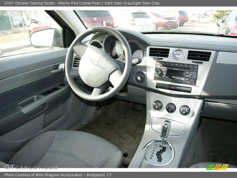 Inferno Red Crystal Pearl / Dark Slate Gray/Light Slate Gray 2007 Chrysler Sebring Sedan