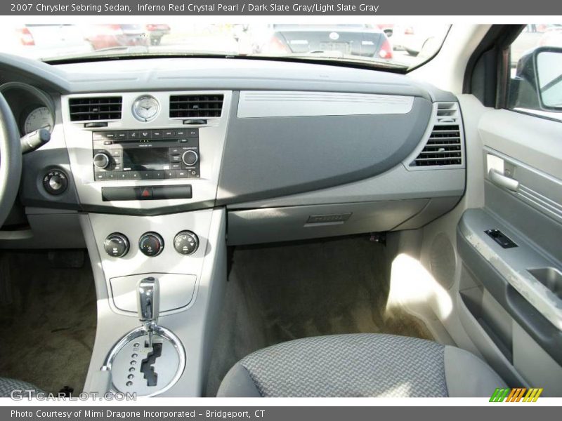 Inferno Red Crystal Pearl / Dark Slate Gray/Light Slate Gray 2007 Chrysler Sebring Sedan