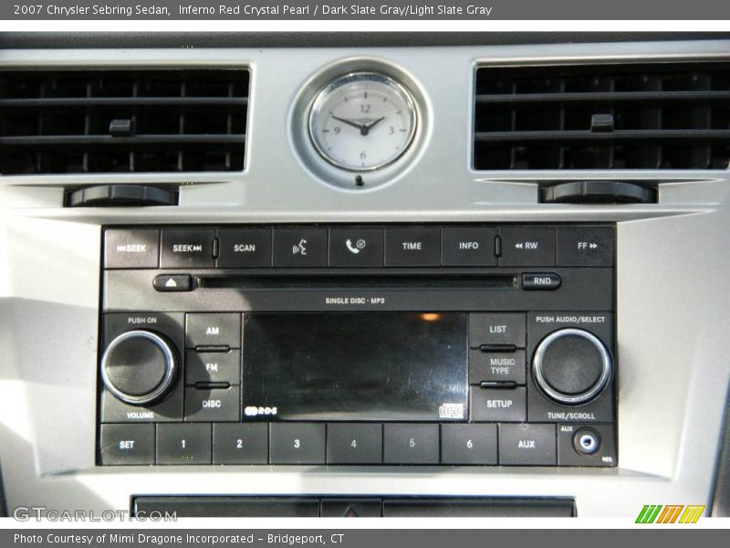 Inferno Red Crystal Pearl / Dark Slate Gray/Light Slate Gray 2007 Chrysler Sebring Sedan