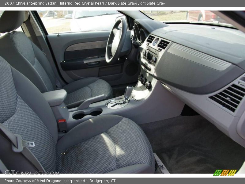 Inferno Red Crystal Pearl / Dark Slate Gray/Light Slate Gray 2007 Chrysler Sebring Sedan